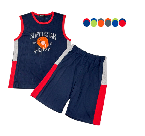 CONJUNTO 4-14 PARA NIÑOS SIN MANGA