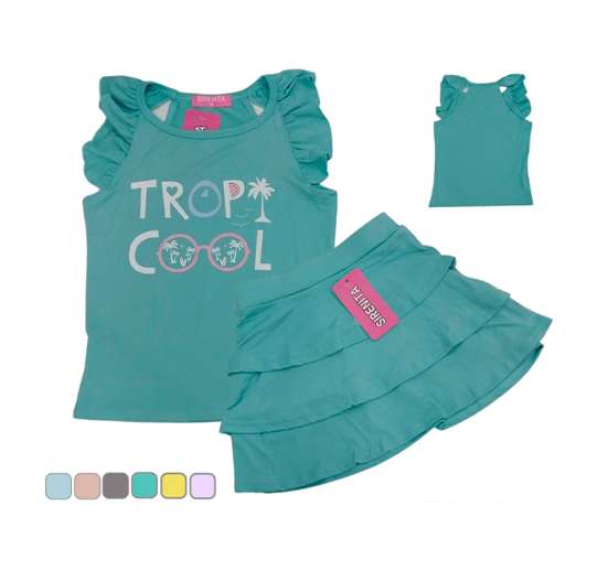 CONJUNTO FALDA 2/8 PARA NIÑA