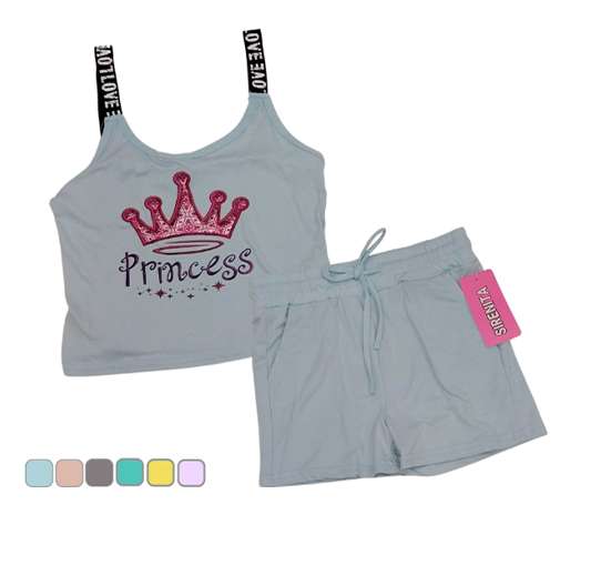 CONJUNTO SHORT 2/8 PARA NIÑA