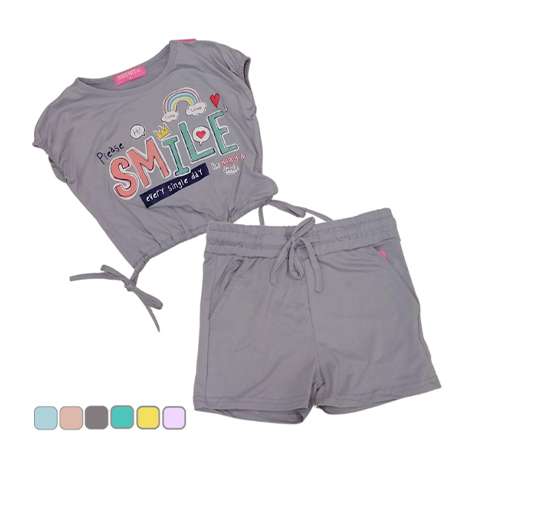 CONJUNTO SHORT 2/8 PARA NIÑA