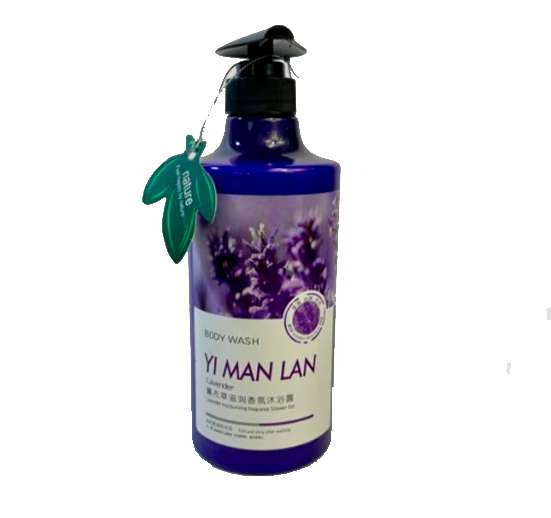 Gel de baño con fragancia a lavanda