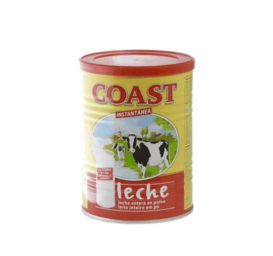 LECHE ENTERA EN POLVO INSTANTÁNEA COAST 360 GR LATA