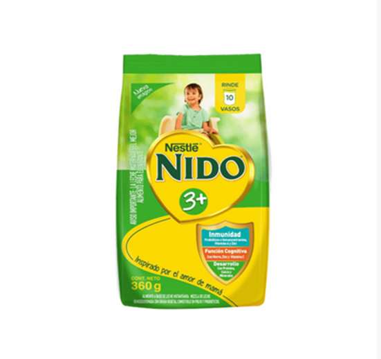 LECHE NIDO 3 EN POLVO 360 G