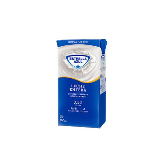 LECHE UHT ESTRELLA AZUL 200 ML ORO ENTERA