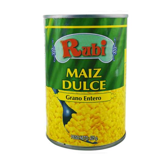 MAÍZ RUBÍ 425 GR EN GRANO