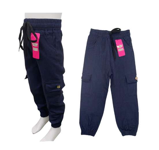 PANTALON CON CARGO PARA NIÑA 4-10