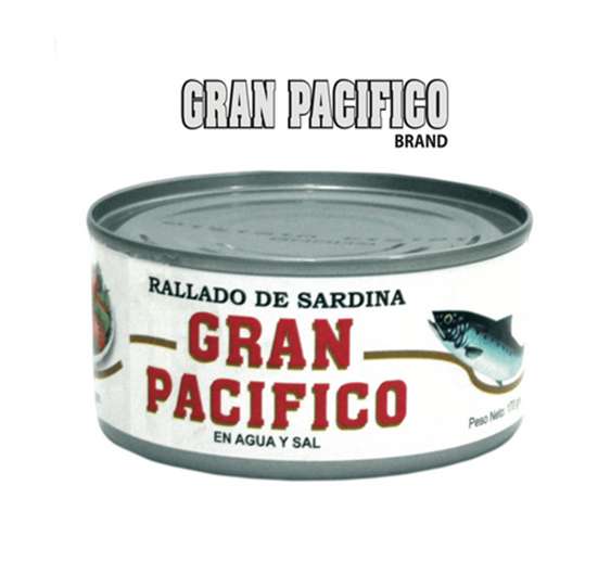 RALLADO SARDINA GRAN PACIFICO 6 OZ