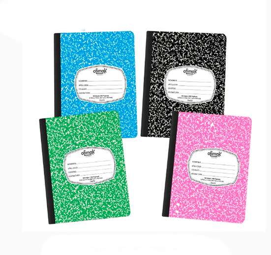 Cuaderno Cosido Rayado, Colores Surtidos, Marca Ofimak
