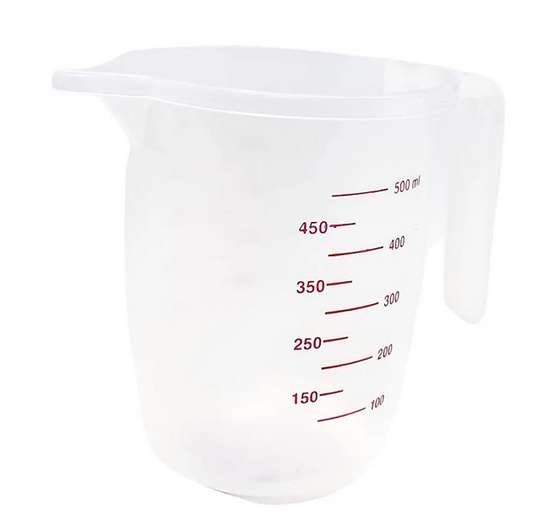 TAZA DE MEDIR HOME ELEGANCE PLÁSTICO 500 ML