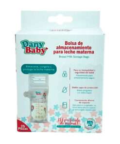 BOLSA DE ALMACENAMIENTO DANY BABY PARA LECHE MATERNA 25 PIEZAS