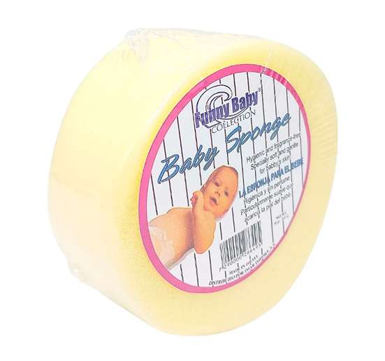 ESPONJA DE BEBÉ FUNNY BABY 5 CM X 11.5 CM