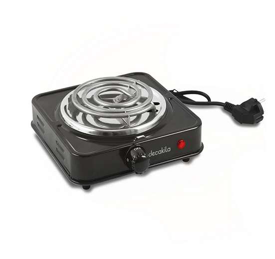 ESTUFA ELÉCTRICA PORTÁTIL DE UN QUEMADOR, 1000W, 110V 50/60HZ, 210*240*75MM