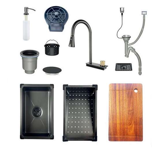 FREGADOR DE ACERO INOXIDABLE 29.53” X 20” X 8.66”. SIENA 75.