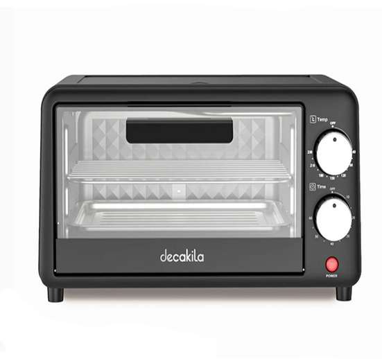 HORNO TOSTADOR 10L - 650W - 220V CON TEMPORIZADOR Y CONTROL DE TEMPERATURA