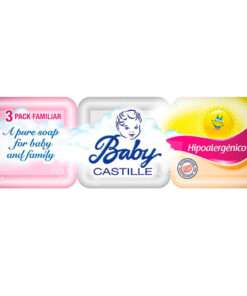 JABÓN BABY CASTILLE DE COLORES 3 PIEZAS