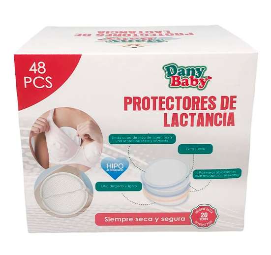 PROTECTOR DE LACTANCIA DANY BABY DE 48 PIEZAS