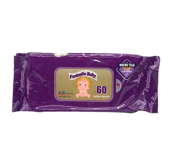 TOALLA HUMEDA FANTASTIC BABY 60 PIEZAS