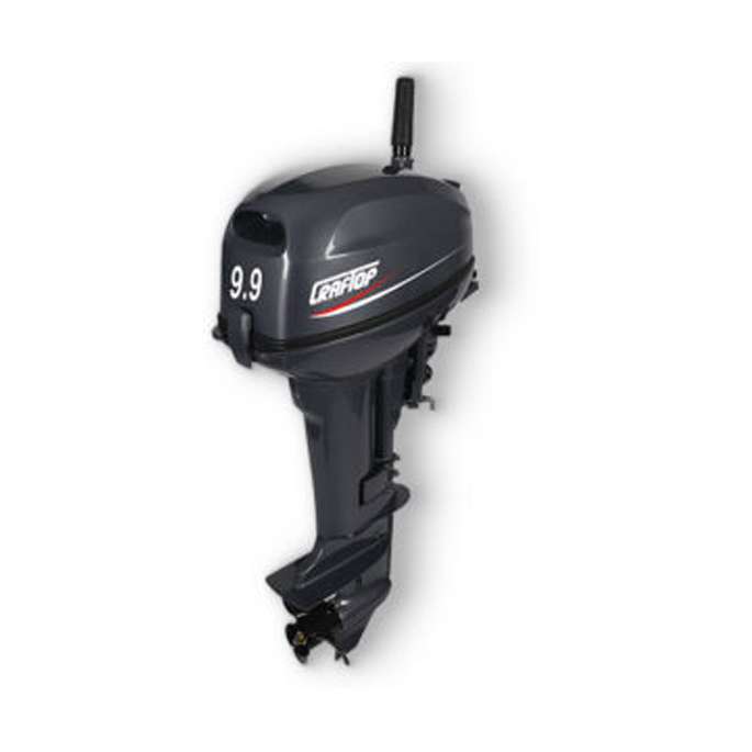 Motor fueraborda de 9,8 HP para barco, motor fueraborda de 2 tiempos.