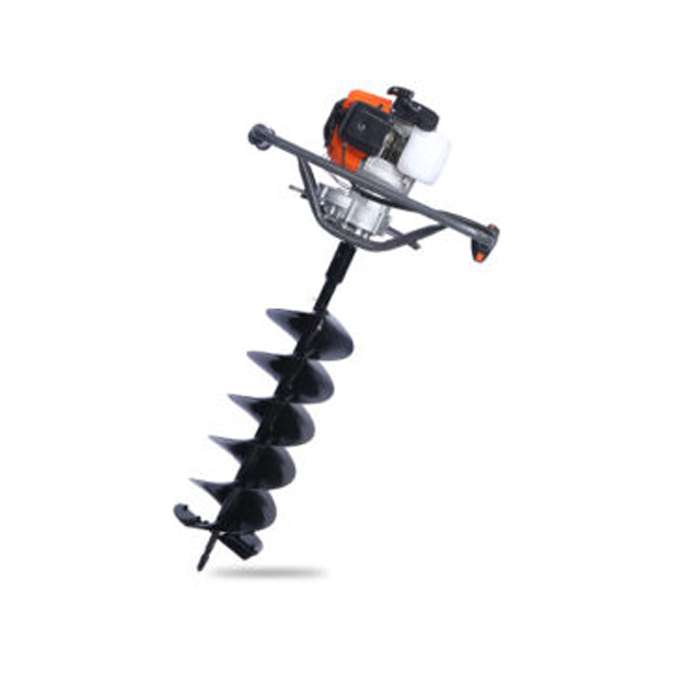 Barrena de gasolina NTA520F-10A: la mejor barrena para perforar terrenos y hacer hoyos para postes.